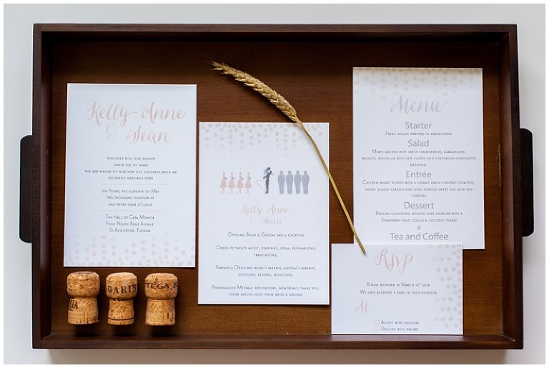 Ottawa Wedding Stationary - Ivy Stripe