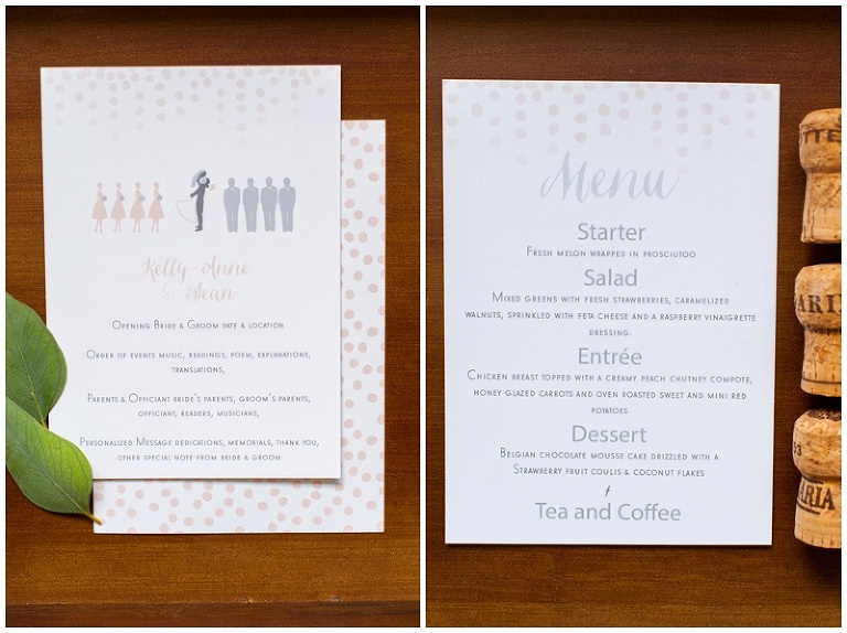 Ottawa Wedding Stationary - Ivy Stripe