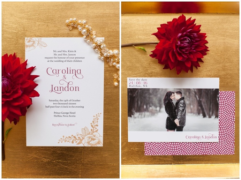 Ottawa Wedding Stationary - Ivy Stripe