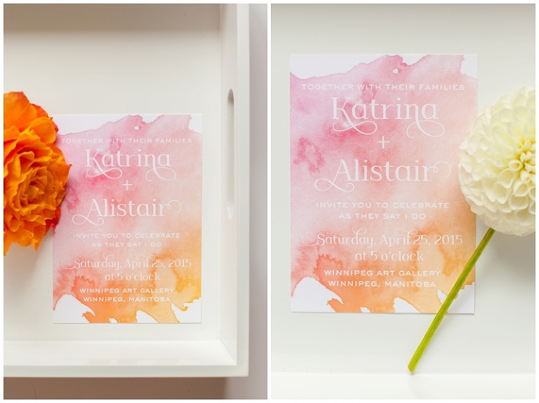 Ottawa Wedding Stationary - Ivy Stripe