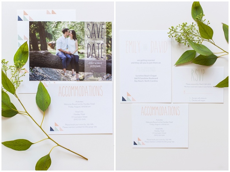 Ottawa Wedding Stationary - Ivy Stripe