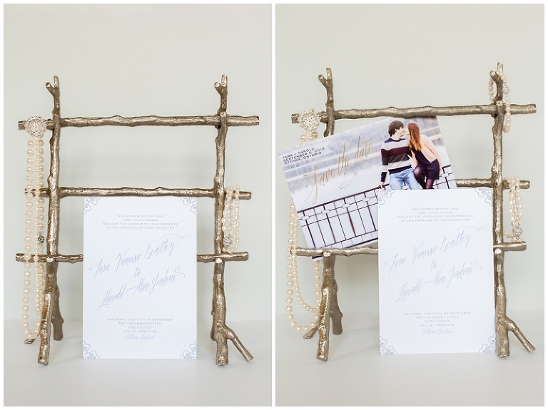 Ottawa Wedding Stationary - Ivy Stripe