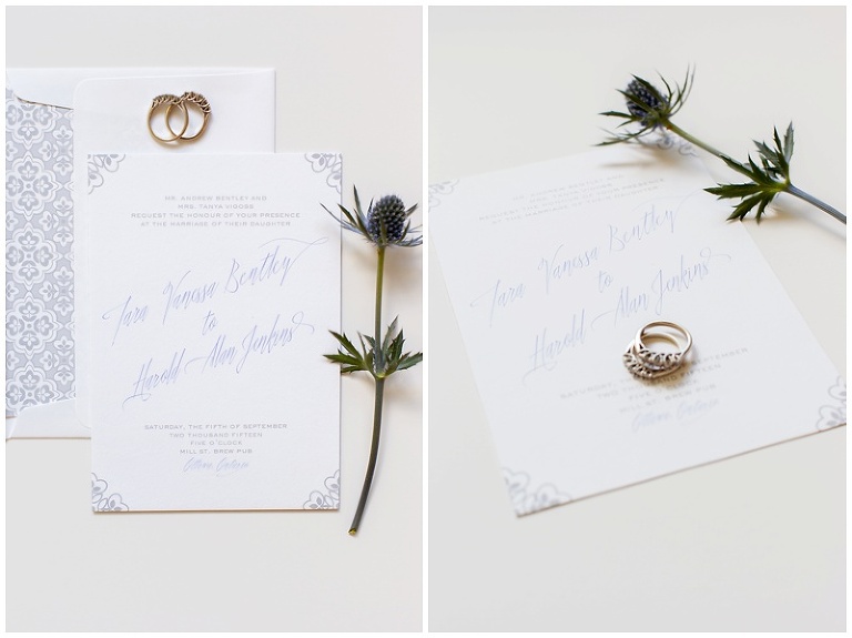 Ottawa Wedding Stationary - Ivy Stripe