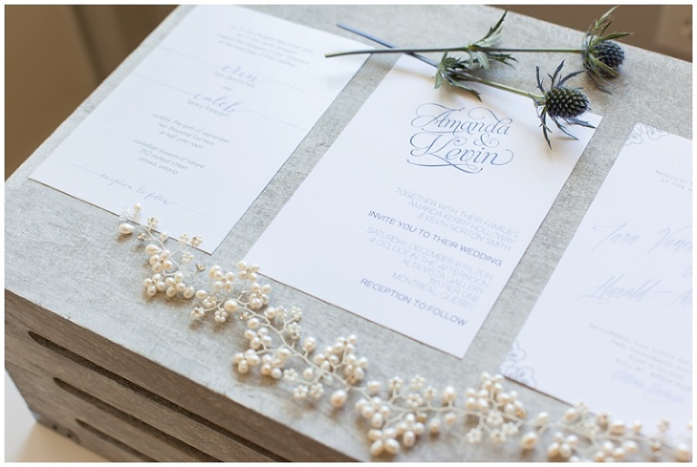 Ottawa Wedding Stationary - Ivy Stripe