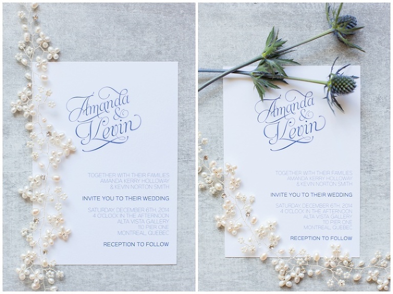 Ottawa Wedding Stationary - Ivy Stripe