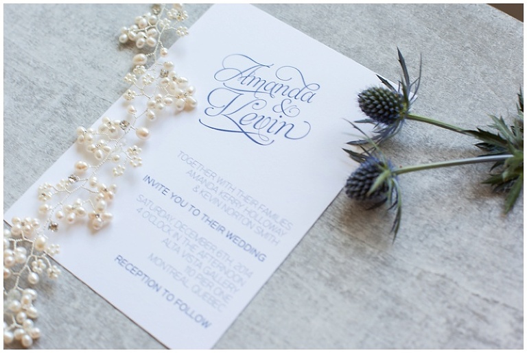 Ottawa Wedding Stationary - Ivy Stripe