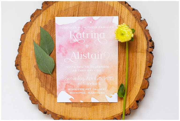 Ottawa Wedding Stationary - Ivy Stripe