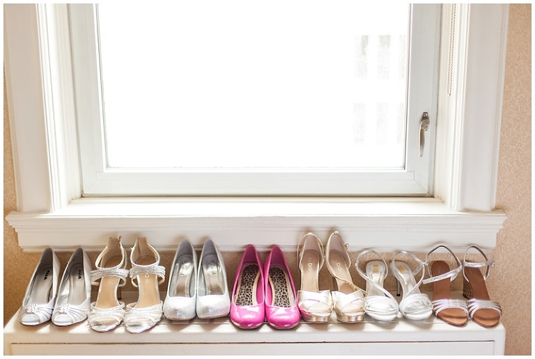 Chateau Laurier, Ottawa Wedding - Pink Bride Shoes