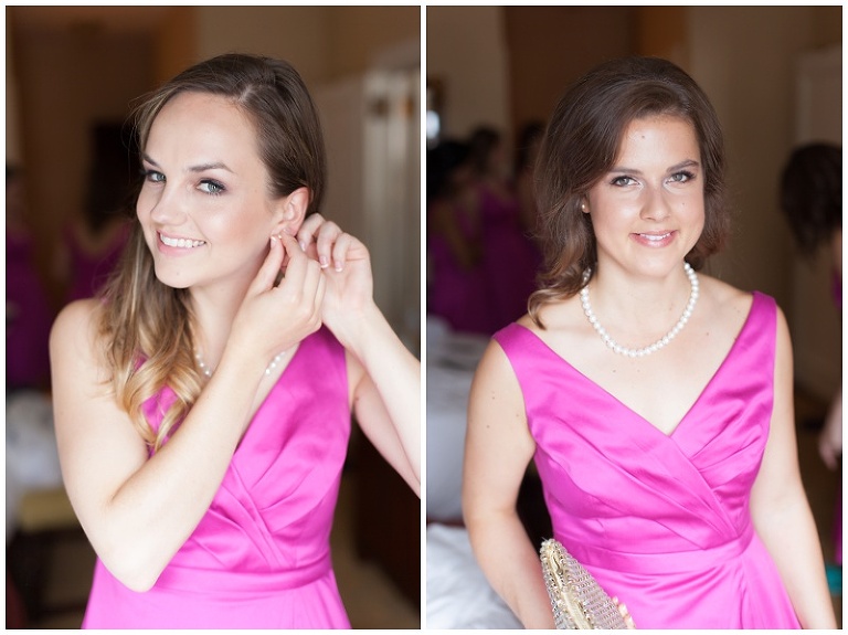 Chateau Laurier, Ottawa Wedding - Pink Bridesmaid Dress