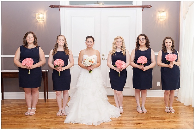 Classic Bridal Party Portrait - Heritage Inn, Carleton Place
