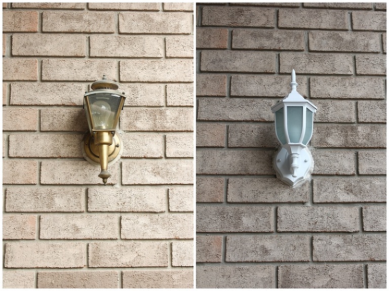 Yellow Front Door Makeover