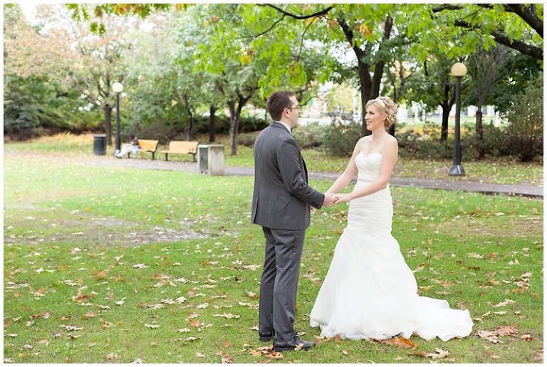 Confederation Park Wedding First Look