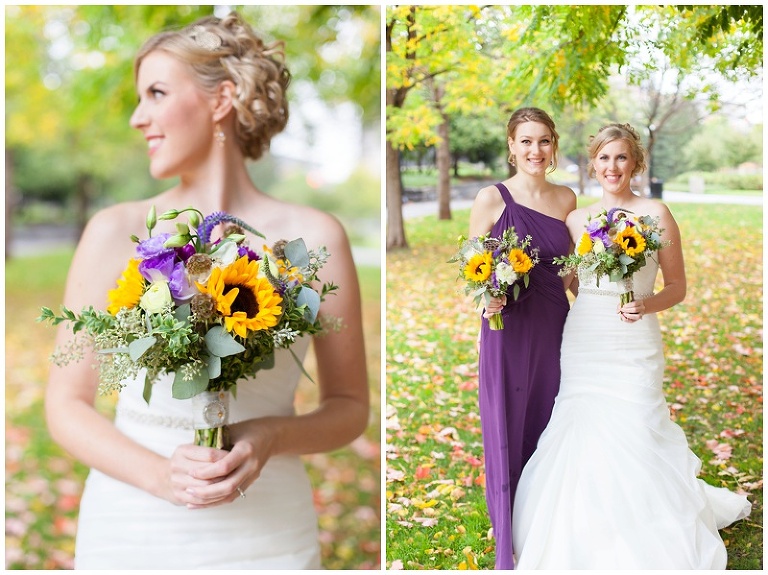 Confederation Park, Fall Wedding Portraits