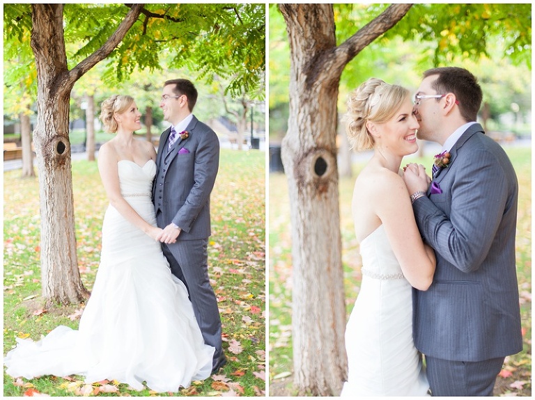 Confederation Park, Fall Wedding Portraits