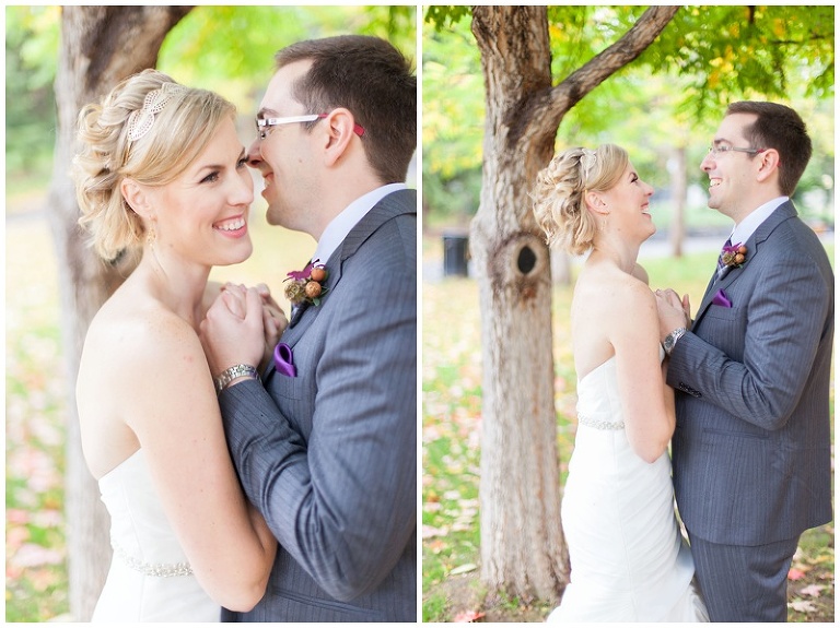 Confederation Park, Fall Wedding Portraits