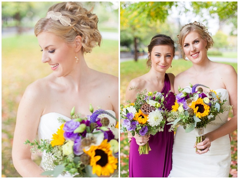 Confederation Park, Fall Wedding Portraits