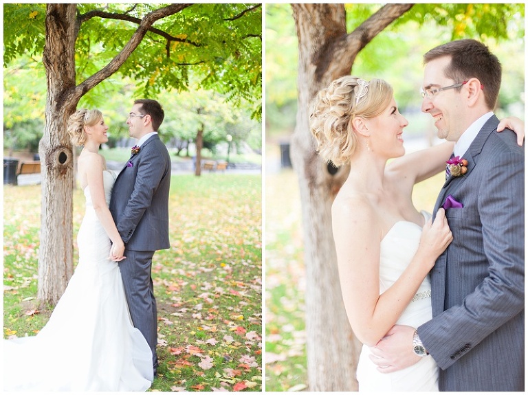 Confederation Park, Fall Wedding Portraits