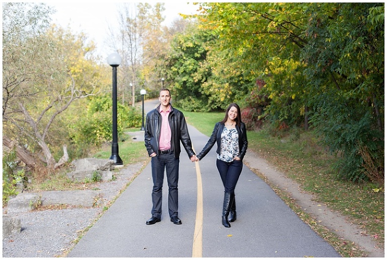 Ottawa River Fall Engagement Session