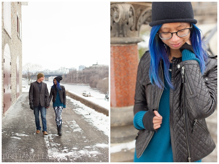 Ottawa River Winter Engagement Session