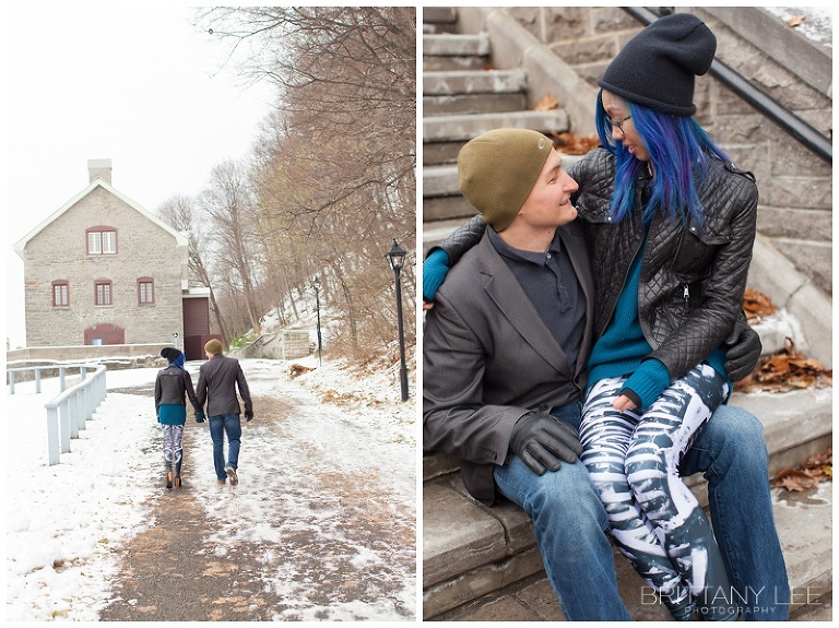Ottawa River Winter Engagement Session