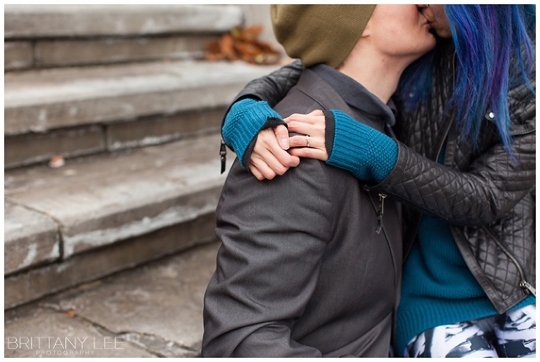 Ottawa River Winter Engagement Session
