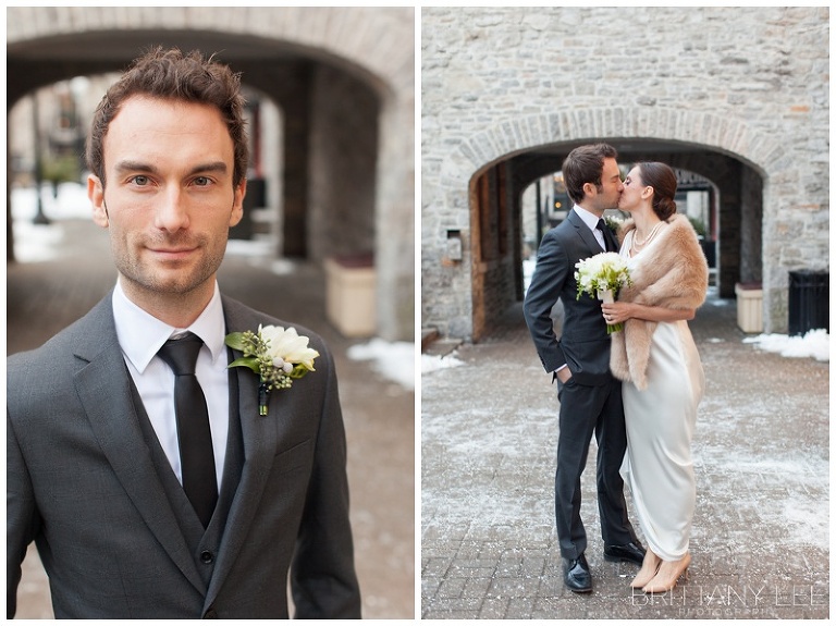 Ottawa Market Courtyard wedding portraits