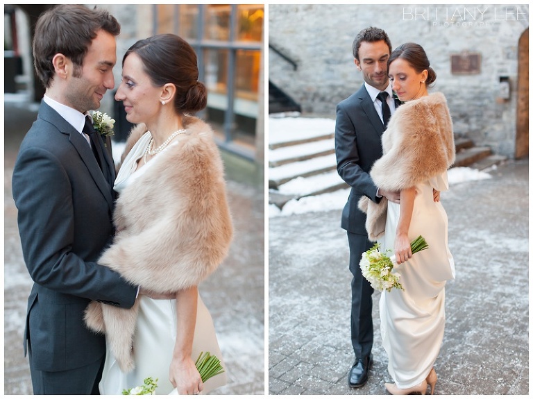 Ottawa Market Courtyard wedding portraits