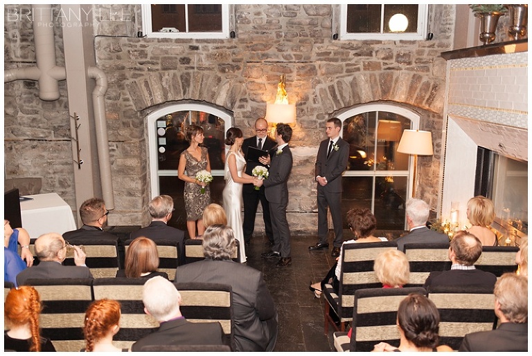 Eighteen Restaurant Wedding Ceremony, Ottawa