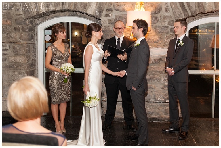 Eighteen Restaurant Wedding Ceremony, Ottawa
