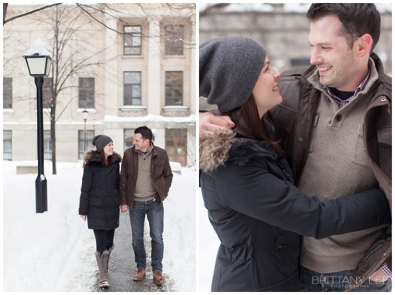 Downtown Ottawa Winter Engagement Session