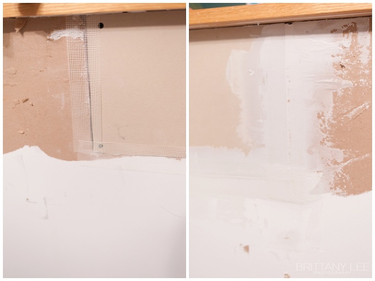 kitchen renovation - white and tourquoise kitchen  