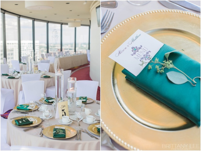 Green Wedding Table decor