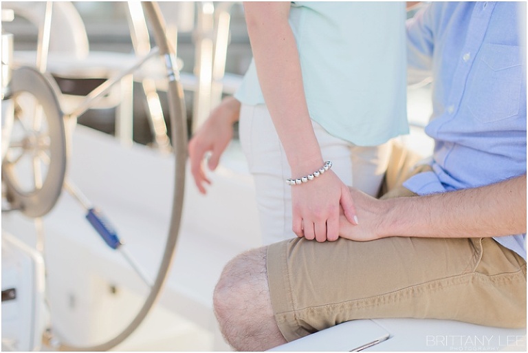 Sunset Sail Boat Engagement Session