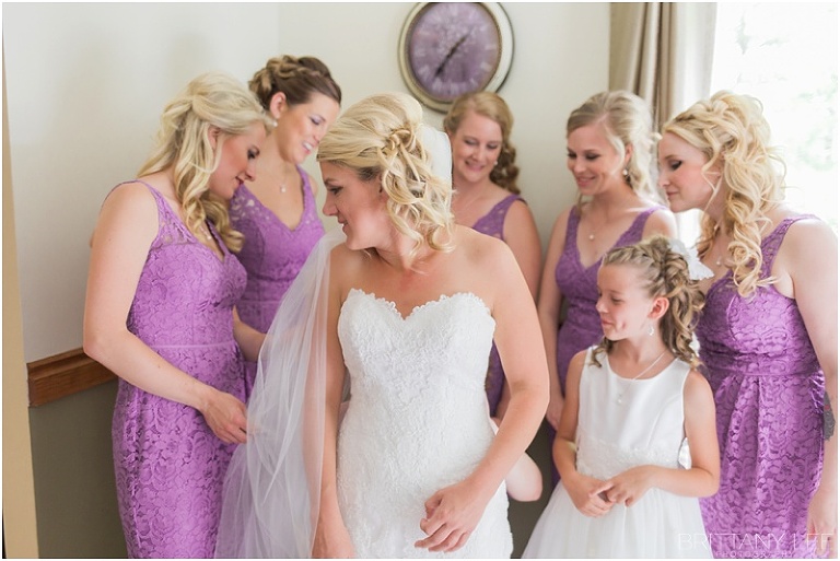 lace purple Bridesmaid dress