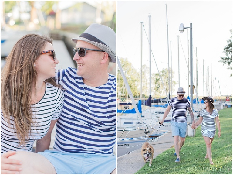 Nautical Inspired Engagement Session - Britannia Yacht Club, Ottawa