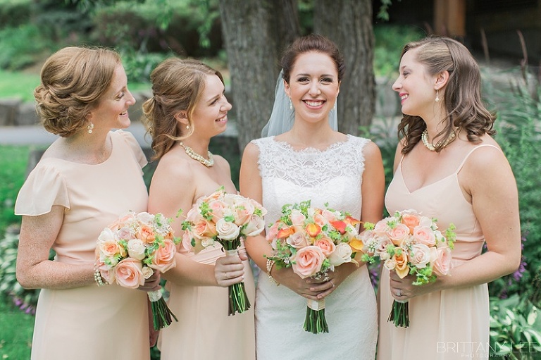 Bride and Bridesmaids at the Marshes Golf Course in Ottawa