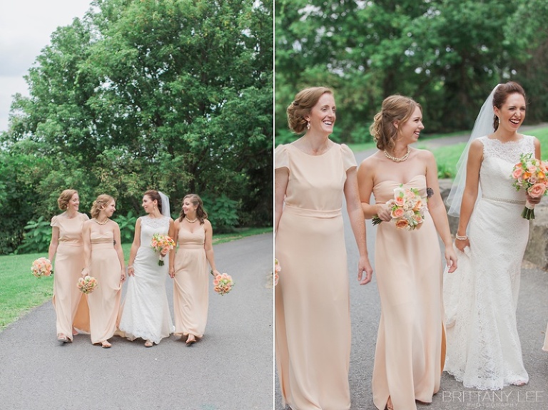 Bride and Bridesmaids at the Marshes Golf Course in Ottawa