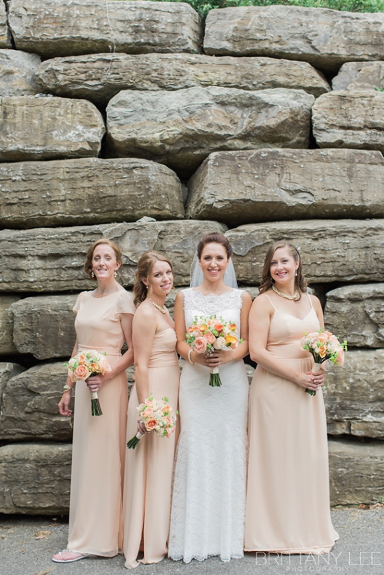 Bride and Bridesmaids at the Marshes Golf Course in Ottawa