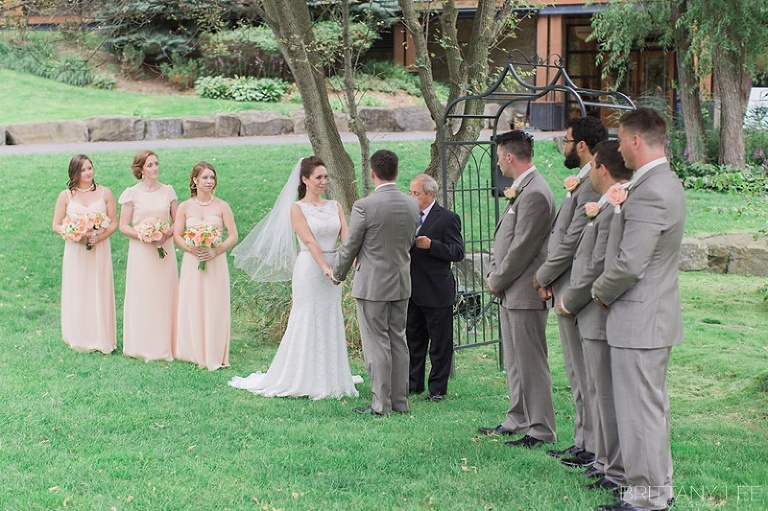 Wedding Ceremony at the Marshes Golf Course in Ottawa