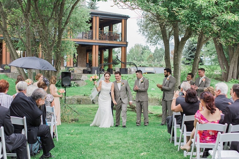 Wedding Ceremony at the Marshes Golf Course in Ottawa