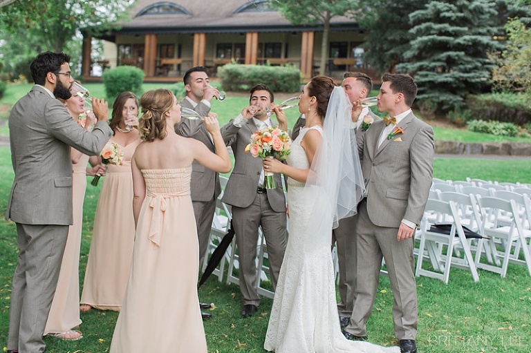 Wedding Party photos at the Marshes Golf Course in Ottawa