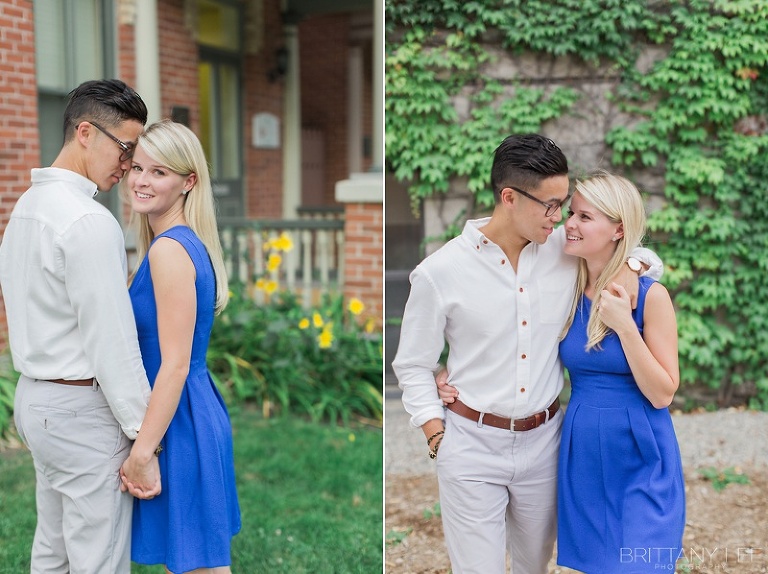 Engagement session at Tabaret Hall, Univeristy of Ottawa