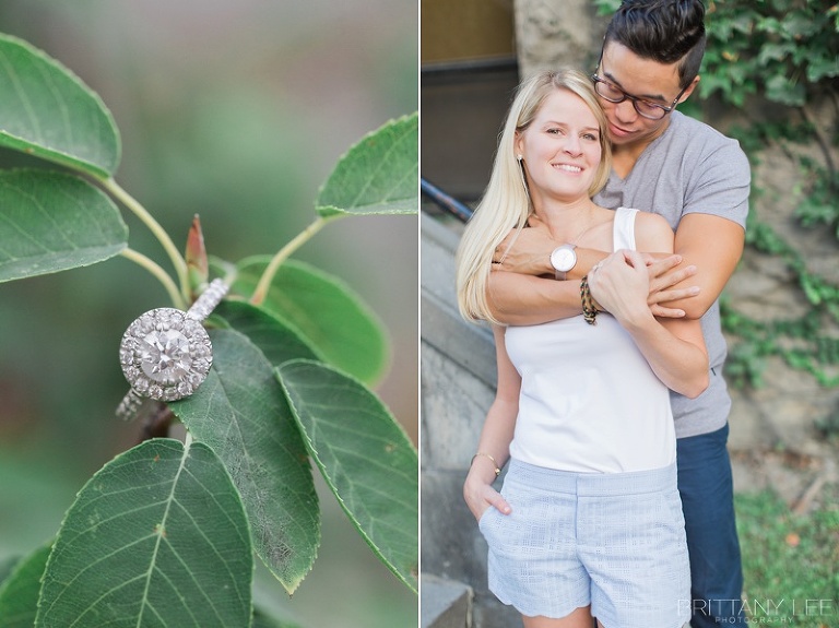 Engagement session at Tabaret Hall, Univeristy of Ottawa - Causal outfits