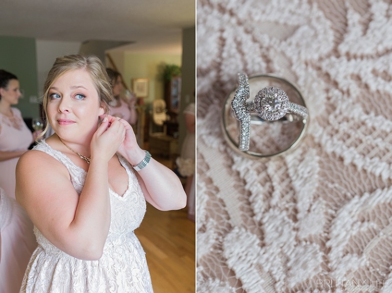 Mismatched blush Bridesmaid dresses