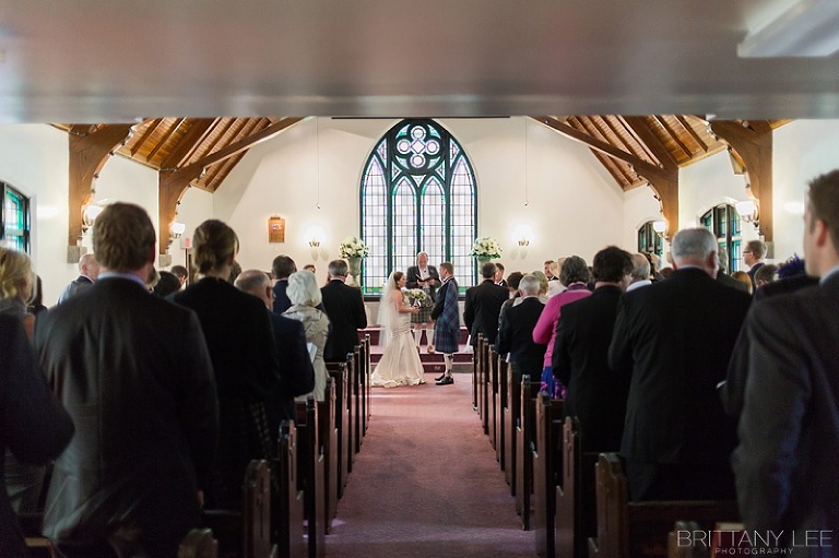 Wedding ceremony - Groom in kilt