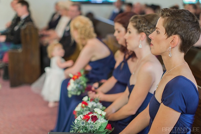 Wedding ceremony - Groom in kilt