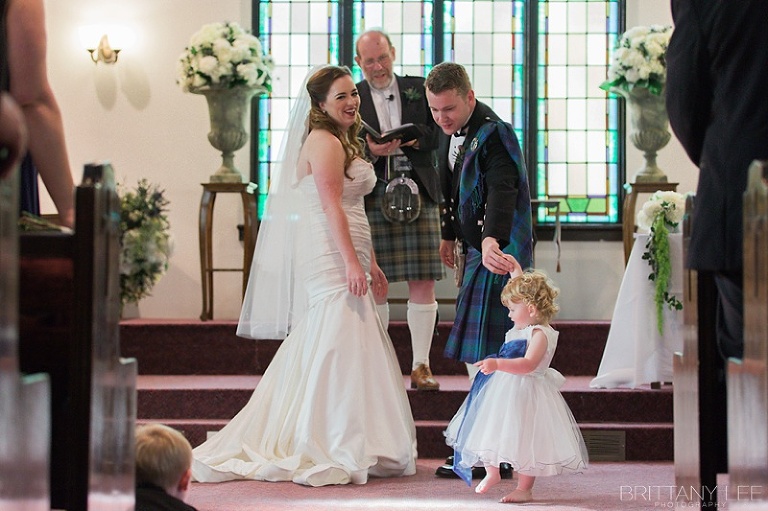 Wedding ceremony - Groom in kilt