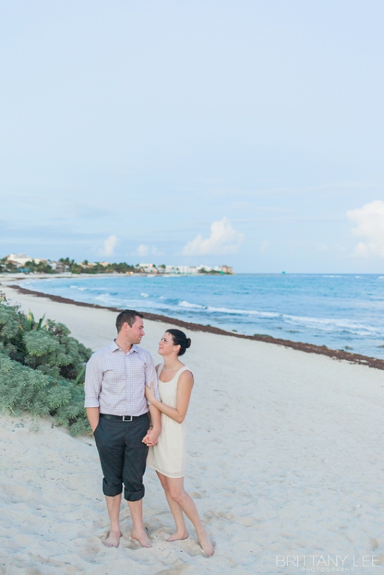 Grand_Bahia_Principe_Tulum_Resort -Engagement Session with bride and groom