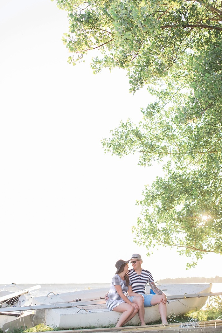 Britannia Yacht Club Engagement Session - Ottawa Photographer