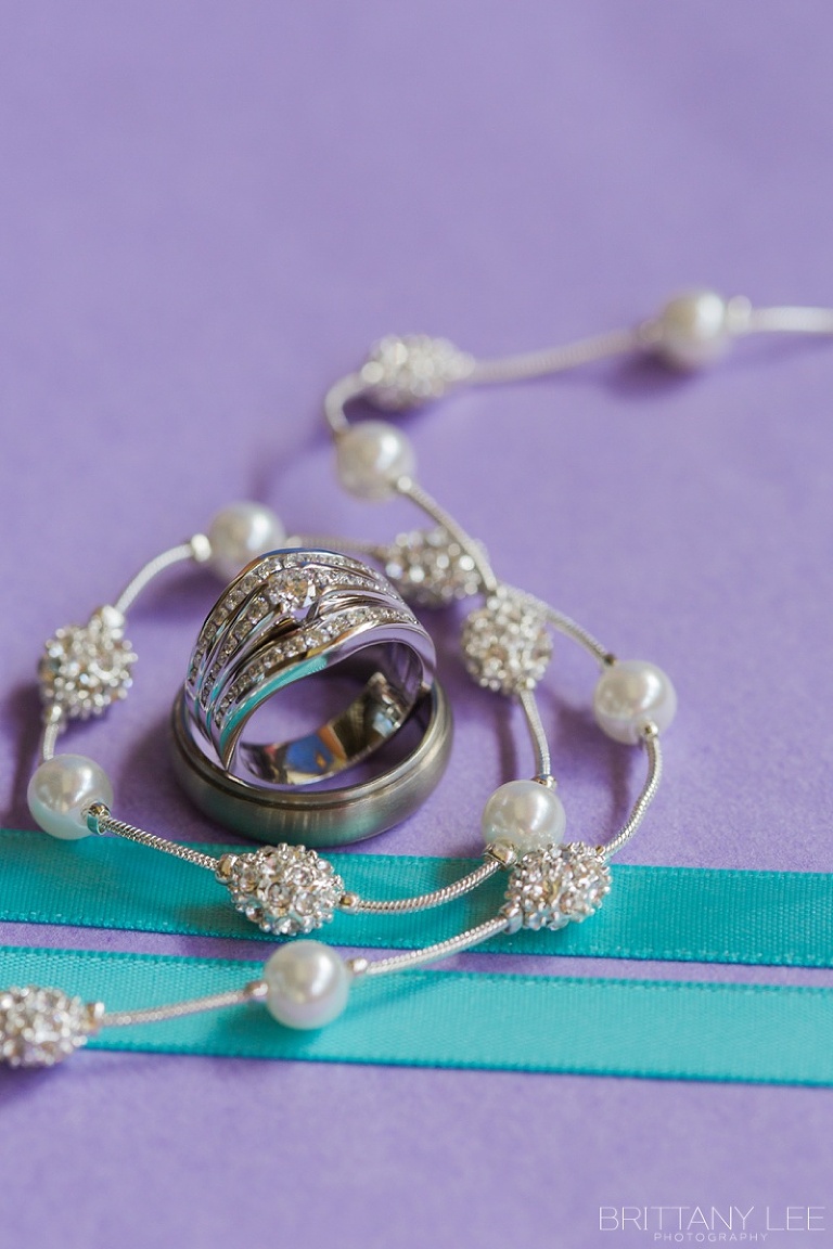 Triple Wedding bands at destination wedding